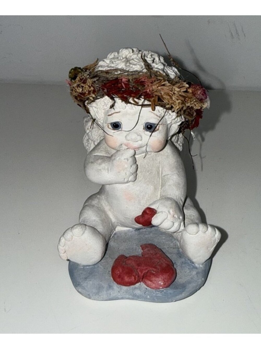 VINTAGE Dreamsicles Figurine Piece Of My Heart Collectible Cast Art Kristin 1994